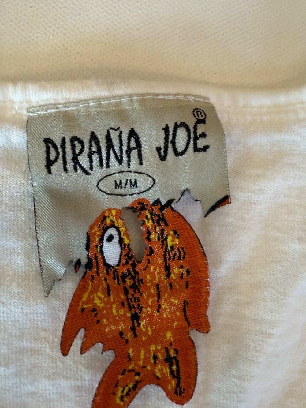 Pirana Joe Belize Graphic Tee Tank Top Medium Unisex T-Shirt Summer Vacation - Picture 2 of 8